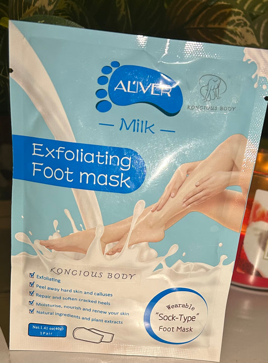 Exfoliating Foot Mask (Milk)